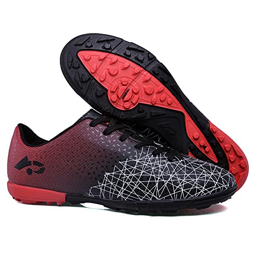 Hixingo Fußballschuhe Unisex Fussballschuhe Kinder, Fußball Schuhe Jungen Mädchen Multinocken Fussballschuhe Kinder Trainingsschuhe für Draußen oder Halle Fussball Plätze -TF-Kinder von Hixingo