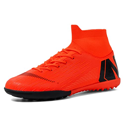 Hixingo Fußballschuhe Unisex Fussballschuhe Kinder, Mode Fußball Schuhe Jungen Mädchen Erwachsene Fussballschuhe Kinder Trainingsschuhe für Draußen Fussball Plätze von Hixingo