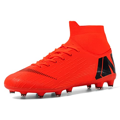 Hixingo Fußballschuhe Unisex Fussballschuhe Kinder, Mode Fußball Schuhe Jungen Mädchen Erwachsene Fussballschuhe Kinder Trainingsschuhe für Draußen Fussball Plätze von Hixingo