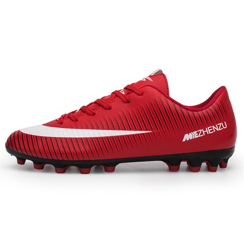 Hixingo Fußballschuhe Unisex Fussballschuhe Kinder Fg/Ag Fußball Schuhe, Mehrfarbig Jungen Mädchen Multinocken Fussballschuhe Kinder Trainingsschuhe für oder Halle Fussball Plätze von Hixingo