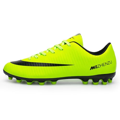 Hixingo Fußballschuhe Unisex Fussballschuhe Kinder Fg/Ag Fußball Schuhe, Mehrfarbig Jungen Mädchen Multinocken Fussballschuhe Kinder Trainingsschuhe für oder Halle Fussball Plätze von Hixingo