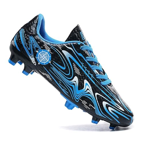 Hixingo Fußballschuhe Unisex Fussballschuhe Kinder Fußball Schuhe, Fg/Ag Jungen Mädchen Multinocken Fussballschuhe Kinder Trainingsschuhe für Draußen, oder Halle Fussball Plätze von Hixingo