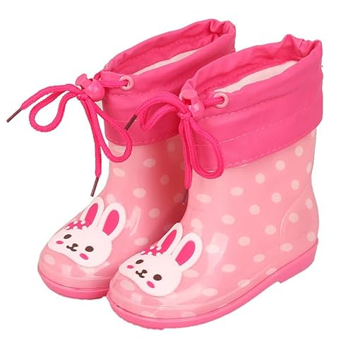 Hixingo Gummistiefel Kinder Unisex Rutschfest, Abnehmbares Fleece für den Winter Regenstiefel Regenschuhe Jungen Leicht, Gummistiefel Mädchen, Halbhohe Regenstiefel Wasserdicht (Gepunkteter Hase,24) Hixingo Gummistiefel Kinder Unisex Rutschfest, Abnehmbares Fleece für den Winter Regenstiefel Regenschuhe Jungen Leicht, Gummistiefel Mädchen, Halbhohe Regenstiefel Wasserdicht (Gepunkteter Hase,24) von Hixingo