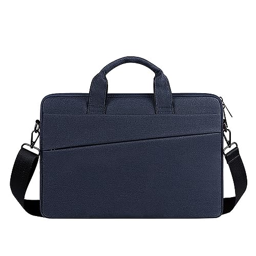 Hixingo Laptop-Handtasche für Frauen Aktentasche Große Computer-Umhängetasche Professionelle Arbeitstasche Messenger Bag Laptoptasche Schultertasche Kompatibel (Dunkelblau,15.6”) von Hixingo