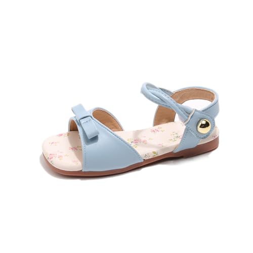 Hixingo Sandalen Mädchen Offene Zehen Trekking Wandern Sommer Sportsandalen Schuhe Atmungsaktiv Kinder Mädchen Sommerschuhe Mode Outdoor Turnschuhe 3-12 Jahre Alt (blau,32) von Hixingo