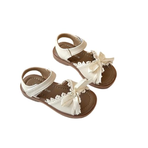 Hixingo Sandalen Mädchen Offene Zehen Trekking Wandern Sommer Sportsandalen Schuhe Atmungsaktiv Kinder Mädchen Sommerschuhe Mode Outdoor Turnschuhe 4-6 Jahre Alt (Beige,23) von Hixingo