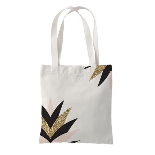 Hixingo Strandtasche Leinwand Groß Damen Herren, Strandtasche Faltbar XXL Familie Badetasche Leichte, Reisen Beach Tote Bag für Strand Pool Fitnessstudio Einkaufen (37 * 33cm,Geometrie 8) von Hixingo