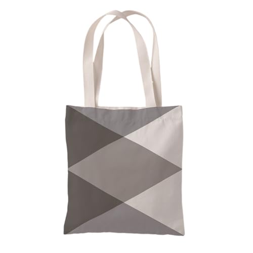 Hixingo Strandtasche Leinwand Groß Damen Herren, Strandtasche Faltbar XXL Familie Badetasche Leichte, Reisen Beach Tote Bag für Strand Pool Fitnessstudio Einkaufen (37 * 33cm,Graudruck 13) von Hixingo