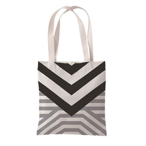 Hixingo Strandtasche Leinwand Groß Damen Herren, Strandtasche Faltbar XXL Familie Badetasche Leichte, Reisen Beach Tote Bag für Strand Pool Fitnessstudio Einkaufen (37 * 33cm,Graudruck 22) von Hixingo