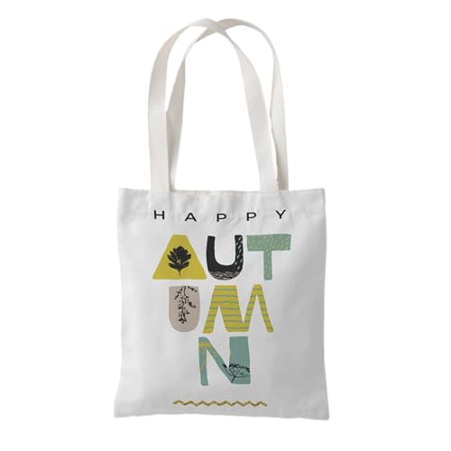 Hixingo Strandtasche Leinwand Groß Damen Herren, Strandtasche Faltbar XXL Familie Badetasche Leichte, Reisen Beach Tote Bag für Strand Pool Fitnessstudio Einkaufen (37 * 33cm,Grüner Herbst 14) von Hixingo