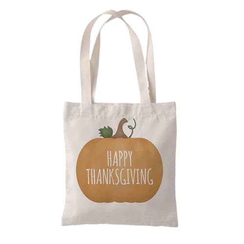 Hixingo Strandtasche Leinwand Groß Damen Herren, Strandtasche Faltbar XXL Familie Badetasche Leichte, Reisen Beach Tote Bag für Strand Pool Fitnessstudio Einkaufen (37 * 33cm,Kürbis 4) von Hixingo