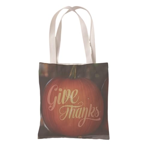 Hixingo Strandtasche Leinwand Groß Damen Herren, Strandtasche Faltbar XXL Familie Badetasche Leichte, Reisen Beach Tote Bag für Strand Pool Fitnessstudio Einkaufen (37 * 33cm,Kürbis 62) von Hixingo