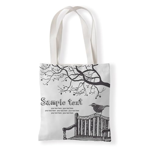 Hixingo Strandtasche Leinwand Groß Damen Herren, Strandtasche Faltbar XXL Familie Badetasche Leichte, Reisen Beach Tote Bag für Strand Pool Fitnessstudio Einkaufen (37 * 33cm,Schwarzdruck 6) von Hixingo