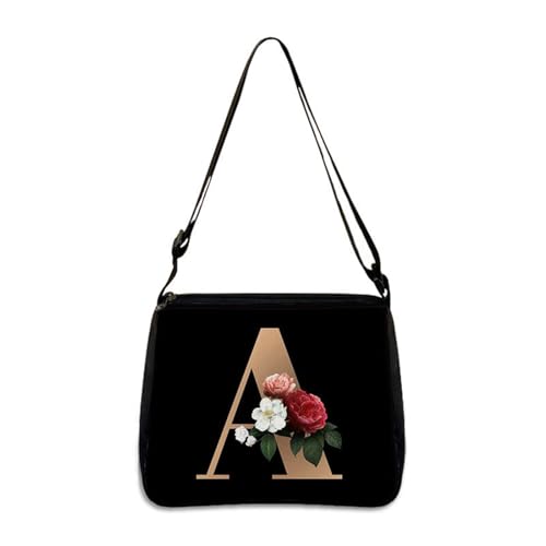 Hixingo Tote Bag Tragetasche Damen Groß Schwarz Shopper Handtasche Schultertasche Umhängetasche Vielseitige Uni Tasche für Arbeit Schule Shopper Lässige Täglich (A,22 * 20 * 7cm) von Hixingo