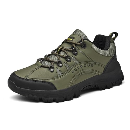 Hixingo Wanderschuhe Herren, PU Trekkingschuhe Herren Damen, Outdoor Trekking- & Wanderschuhe für Herren, Wanderschuhe Herren rutschfeste Wanderschuhe von Hixingo