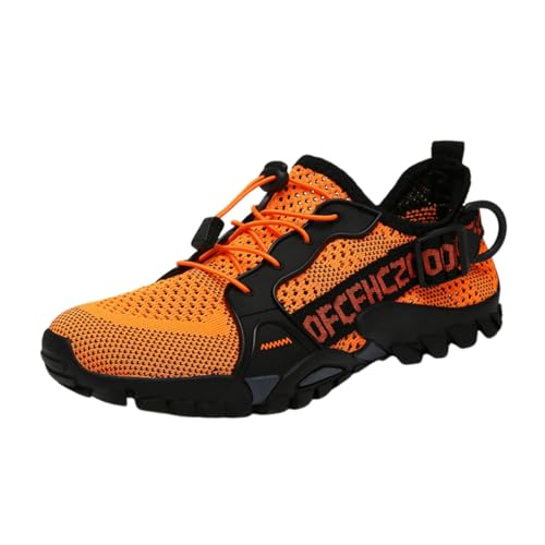 Hixingo Wanderschuhe Herren Trekkingschuhe Damen, Atmungsaktives Mesh Trekking Wanderschuhe für Herren, Schnelle Schnürsenkel Herren rutschfeste Wanderschuhe von Hixingo