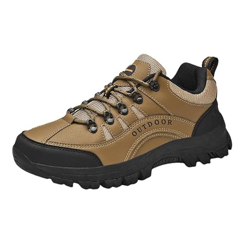Hixingo Wanderschuhe Herren Trekkingschuhe Herren Damen, Atmungsaktive Trekking Wanderschuhe für Herren, Extra Große Größe Herren Wasserdicht rutschfeste Wanderschuhe von Hixingo