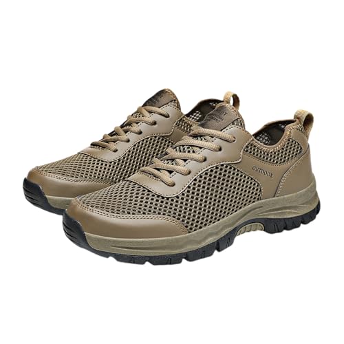 Hixingo Wanderschuhe Herren Trekkingschuhe Herren Damen, Atmungsaktive Trekking Wanderschuhe für Herren, Günstige Bequem Wasserdicht rutschfeste Wanderschuhe von Hixingo