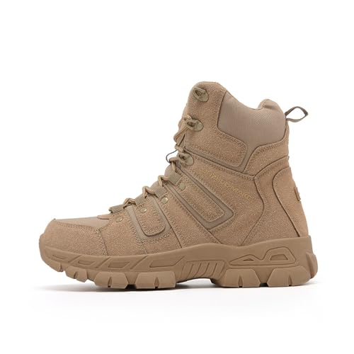 Hixingo Wanderschuhe Herren Warme Trekkingschuhe Damen, High-Top Trekking Wanderschuhe für Herren, Wanderschuhe Herren Wasserdicht rutschfeste Wanderschuhe von Hixingo