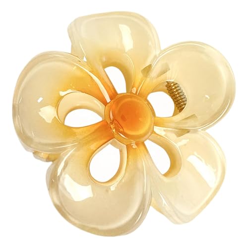 Hjatirace Blumen-Haarspangen | Blumen-Haarklammer im hawaiianischen Stil – Haarstyling-Zubehör, rutschfeste Haarspangen für Damen und Mädchen Hjatirace Blumen-Haarspangen | Blumen-Haarklammer im hawaiianischen Stil – Haarstyling-Zubehör, rutschfeste Haarspangen für Damen und Mädchen von Hjatirace