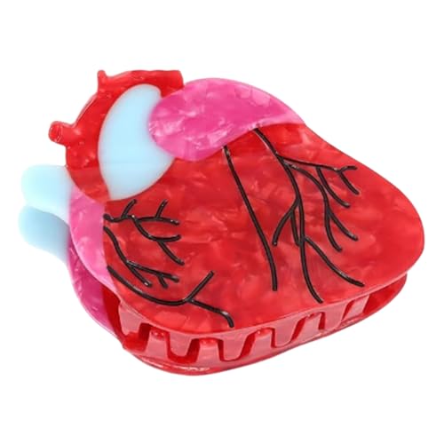 Hjatirace Klammer - Anatomische Haarspangen Für Damen | Auffälliges Accessory Rutschfester Halt Für Stylingvielfalt Herbst Strandurlaub Halloween von Hjatirace