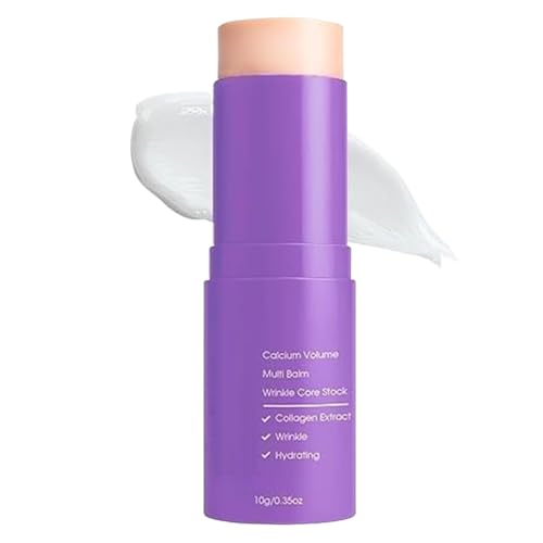 Hjatirace Multi Balm Stick 10 g,Straffende Augencreme | Glättende Halscreme Für Frauen Mit Trockener Haut Tägliche Tages- Und Nachtpflege von Hjatirace