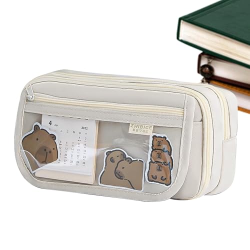 Panda-Federmäppchen, Schreibwaren-Panda-Bleistift-Organizer-Tasche, entzückendes Federmäppchen, Organizer, Stiftehalter, Organizer, Schreibwarentasche, einfach zu bedienen, tragbar für die Schule, von Hjatirace