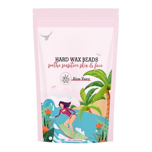 Wachsperlen zur Haarentfernung, Augenbrauenwachsperlen Körperhaarentferner, hinterlässt minimale Reinigung, keine Termine notwendig, 100 g, für Frauen, Erwachsene von Hjatirace