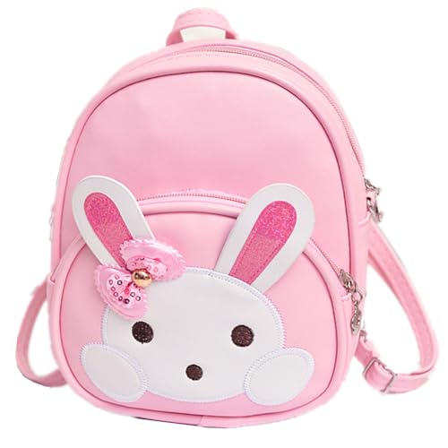 Hjkiopc Mädchentaschen Umhängetasche für Mädchen Mini Crossbody Bag Schultertasche Handtaschen PU Leder Kleine Mädchenhandtasche (Rosa) von Hjkiopc