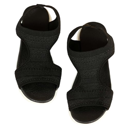 Hkdjaess 2025 Damen-Sandalen, Sommer, bequem, orthopädisch, offener Zehenbereich, rutschfest, atmungsaktiv, lässig, elastischer Riemen, Strick, Strandsandalen, leicht, Boho, Plattform, Schuh Mode, 01 Hkdjaess 2025 Damen-Sandalen, Sommer, bequem, orthopädisch, offener Zehenbereich, rutschfest, atmungsaktiv, lässig, elastischer Riemen, Strick, Strandsandalen, leicht, Boho, Plattform, Schuh Mode, 01 von Hkdjaess