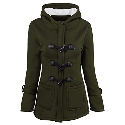 Kapuzen Sweatjacke Damen Lang Damen Longjacke Winter Baumwoll Herbst Zipper Pullover Herbstjacke Fruehling 2024 Elegant Pullover Herbstjacke Jacke von Hkdjaess