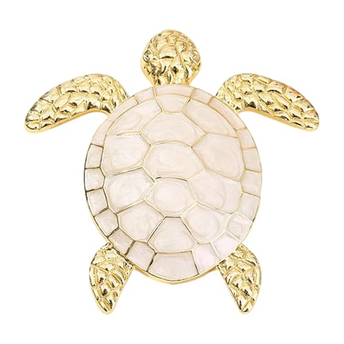 Hkfgdjdl Benutzerfreundliche Schildkröten-Brosche aus Legierung, komfortables Design, Anstecknadel für empfindliche Haut, für den täglichen Gebrauch, formelle Veranstaltungen von Hkfgdjdl