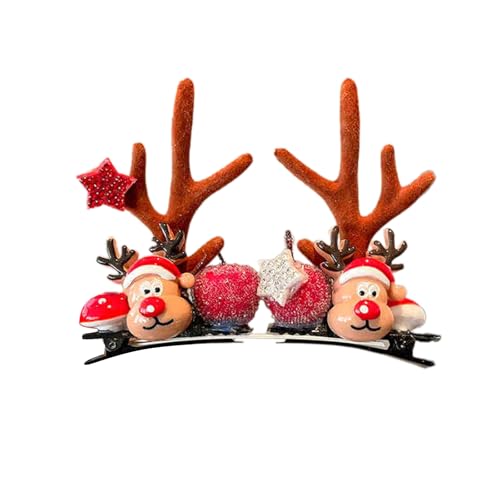 Hkfgdjdl Cosplay-Haarnadel, Haar-Accessoires, verschönert Weihnachtsfeier-Look, Urlaubsmotiv, modisches Design für Kinder und Erwachsene von Hkfgdjdl