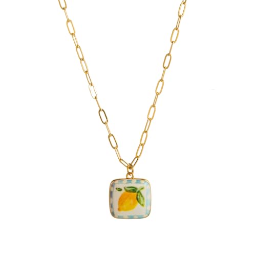 Hkfgdjdl Elegante Halskette aus der Pflanzen-Serie mit verstellbarem, ovalem Blumenanhänger, Schlüsselbeinkette für Damen, legere oder formelle Kleidung von Hkfgdjdl