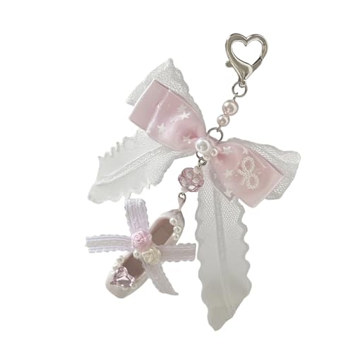 Hkfgdjdl Eleganter Schmetterlings-Anhänger mit Kunstperlen für Handtaschen, modisches Geldbörsen-Accessoire mit angenehmer Haptik von Hkfgdjdl