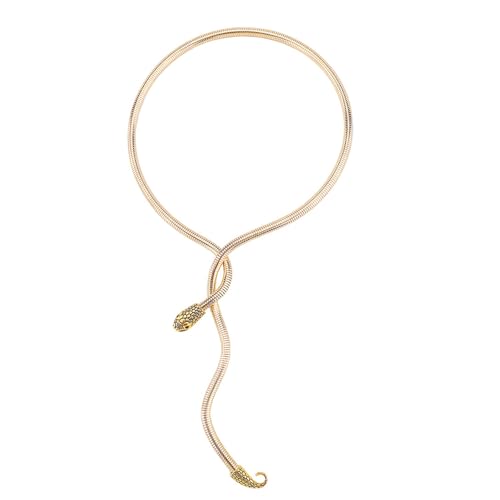 Hkfgdjdl Flexibles Schlangen-Schlüsselbein-Halskette, gedrehtes Armband, eleganter Legierungsschmuck für den täglichen Gebrauch und besondere Anlässe Hkfgdjdl Flexibles Schlangen-Schlüsselbein-Halskette, gedrehtes Armband, eleganter Legierungsschmuck für den täglichen Gebrauch und besondere Anlässe von Hkfgdjdl