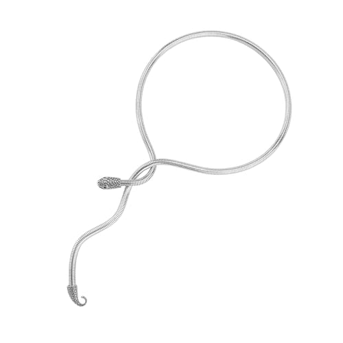 Hkfgdjdl Flexibles Schlangen-Schlüsselbein-Halskette, gedrehtes Armband, eleganter Legierungsschmuck für den täglichen Gebrauch und besondere Anlässe von Hkfgdjdl