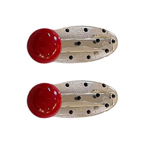 Hkfgdjdl Haarspange, 1 Paar, schöne gepunktete Herz-Haarspange, langlebige Legierungen, Haarnadeln für Damen und Mädchen Hkfgdjdl Haarspange, 1 Paar, schöne gepunktete Herz-Haarspange, langlebige Legierungen, Haarnadeln für Damen und Mädchen von Hkfgdjdl
