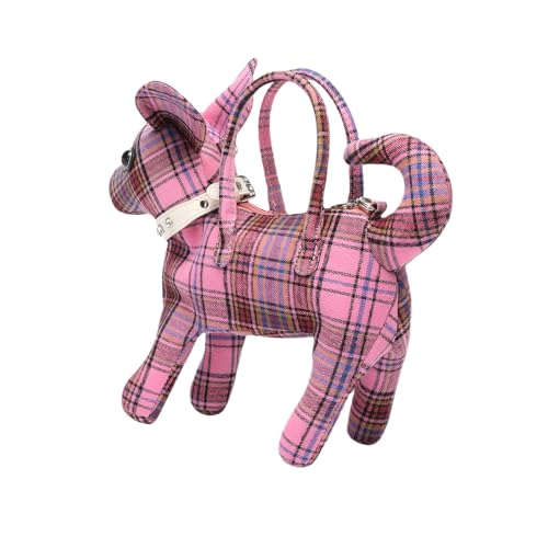 Hkfgdjdl Hoboes Damen-Handtasche in Form eines süßen Hundes, Schultertasche, mit Reißverschluss, lässige Umhängetasche mit abnehmbaren Trägern Hkfgdjdl Hoboes Damen-Handtasche in Form eines süßen Hundes, Schultertasche, mit Reißverschluss, lässige Umhängetasche mit abnehmbaren Trägern von Hkfgdjdl