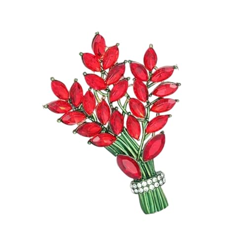 Hkfgdjdl Modische Brosche, Lavendel-Strass-Brosche, elegantes Design, leicht, sichere Anstecknadel für formelle und legere Veranstaltungen von Hkfgdjdl