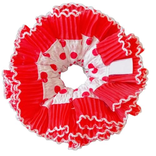 Hkfgdjdl Spitzen-Haargummis, dick, Hochsteckfrisur, übergroß, elegant, Pferdeschwanz-Halter für Damen von Hkfgdjdl