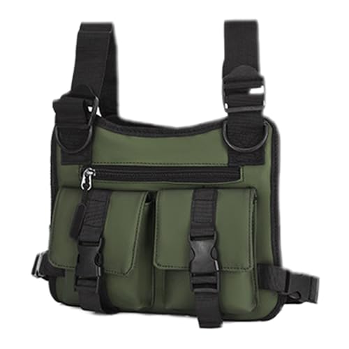 Hlagmix Brusttasche für Herren, verstellbare, leichte Brusttasche – lässige Rucksäcke für Hydratation, Fitness, Training, Sport, Outdoor, Pendeln, Arbeit, Radfahren, Abenteuer Hlagmix Brusttasche für Herren, verstellbare, leichte Brusttasche – lässige Rucksäcke für Hydratation, Fitness, Training, Sport, Outdoor, Pendeln, Arbeit, Radfahren, Abenteuer von Hlagmix