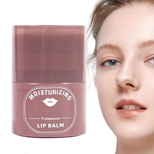 Hlagmix Feuchtigkeitsspendender Lippenbalsam, feuchtigkeitsspendender Lipgloss für trockene Lippen - Twist Out Lip Glow Balm,13g Lip Sleeping Masque, getönter Lippenbalsam für trockene und rissige von Hlagmix