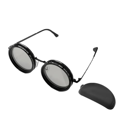 Hlennotor 1-9 Gänge Einstellbare Sonnenbrille mit Abgerundeten Polarisierten Gläsern und ND-Filterlinsen. Retro-Brille, Unisex, Vintage-Brille. Hlennotor 1-9 Gänge Einstellbare Sonnenbrille mit Abgerundeten Polarisierten Gläsern und ND-Filterlinsen. Retro-Brille, Unisex, Vintage-Brille. von Hlennotor