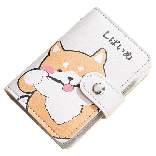 Hlennotor Mini-Kreditkartenetui mit 20 Kartenfächern + 2 Ausweisfächern, Anti-Entmagnetisierungs-Bankkartenetui, Münzgeldbörse, Langlebig, Einfach zu Bedienen von Hlennotor