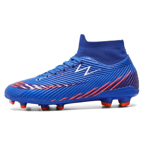 Hmhnsya Professionelle Fußballschuhe Herren - Trainings Spike Hoher Knöchel für Kinder Unisex Turnschuhe von Hmhnsya