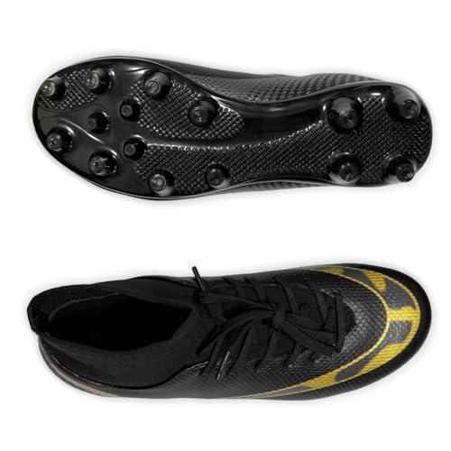 Hmhnsya Unisex Fußballschuhe Herren Professionelle Fußballschuhe High Top Spike Cleats Athletics Für Jugendliche Kinder Fußballschuhe von Hmhnsya