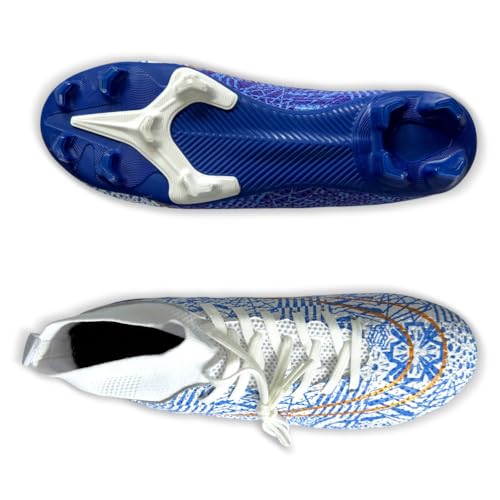 Hmhnsya Unisex Fußballschuhe Herren Professionelle Fußballschuhe High Top Spike Cleats Athletics Für Jugendliche Kinder Fußballschuhe von Hmhnsya
