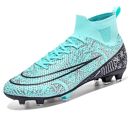 Hmhnsya Unisex Fußballschuhe Herren Professionelle Fußballschuhe High Top Spike Cleats Athletics Für Jugendliche Kinder Fußballschuhe Hmhnsya Unisex Fußballschuhe Herren Professionelle Fußballschuhe High Top Spike Cleats Athletics Für Jugendliche Kinder Fußballschuhe von Hmhnsya