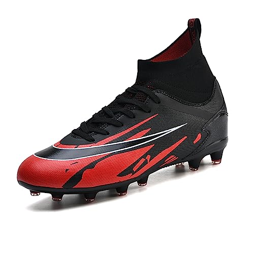 Hmhnsya Unisex Fußballschuhe Herren Professionelle Fußballschuhe High Top Spike Cleats Athletics Für Jugendliche Kinder Fußballschuhe Hmhnsya Unisex Fußballschuhe Herren Professionelle Fußballschuhe High Top Spike Cleats Athletics Für Jugendliche Kinder Fußballschuhe von Hmhnsya